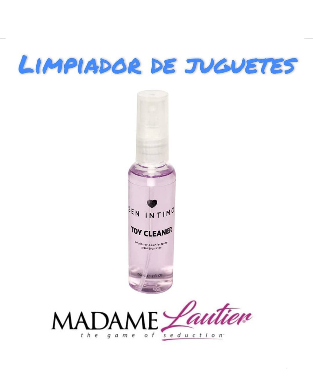 Limpiador Toy Cleaner Sen 60ml Madame Lautier 9372